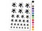 Paint Ink Blood Spatter Splat Drip Temporary Tattoo Water Resistant Fake Body Art Set Collection